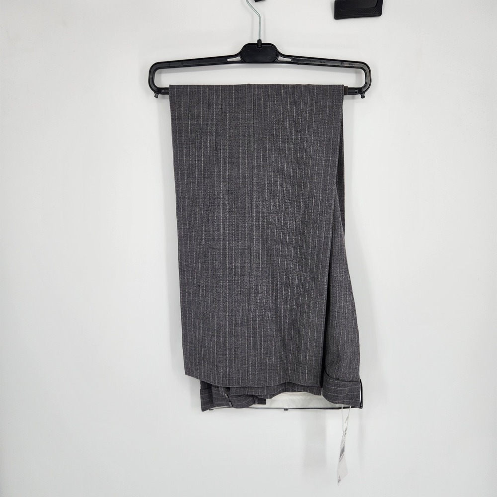 Mango Women's Size 6 Grey Pinstripe Suit Trousers NWT